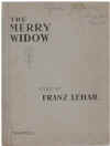 Lehar The Merry Widow Vocal Score