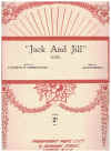 Jack And Jill (1940) sheet music