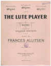 The Lute Player (1895) sheet music