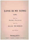 Love Is My Song (1940) sheet music