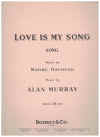 Love Is My Song (1940) sheet music