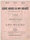 Lao Silesu: Love, Here Is My Heart (Mon Coeur Est Pour Toi) sheet music