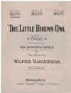 The Little Brown Owl (in C) (1917) sheet music