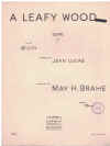 A Leafy Wood (in F) (1956) sheet music