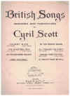 Lord Randal (old British ballad arr & harmonised by Cyril Scott) sheet music