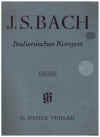 Bach Italienisches Konzert BWV 971 Henle Urtext (Steglich, Theopold) piano sheet music