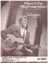 Where's The Playground Susie? (1968 Glen Campbell) sheet music