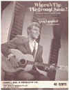 Where's The Playground Susie? (1968 Glen Campbell) used sheet music