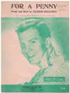 For A Penny (1959 Pat Boone) sheet music