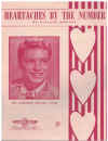 Heartaches By The Number (1959) sheet music