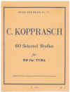C Kopprasch 60 Selected Studies For BB flat Tuba