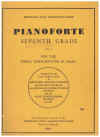 AMEB Pianoforte Examinations No.7 7th Grade 1969 used book for sale