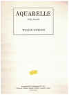 Aquarelle for Piano by William Lovelock sheet music