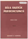 Bela Bartok Mikrokosmos for Piano Solo Volume III