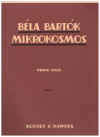 Bela Bartok Mikrokosmos for Piano Solo Volume I
