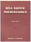 Bela Bartok Mikrokosmos for Piano Solo Volume II