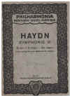 Haydn Symphonie VI in G Major 'The Surprise' for Orchestra Miniature Study Score