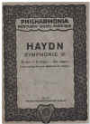 Haydn Symphonie VI in G Major 'The Surprise' for Orchestra Miniature Study Score