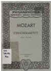 Mozart miniature study score for sale