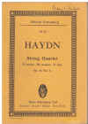 Haydn String Quartet study score