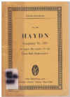 Used Haydn Symphony No.103 in E flat Major study score for sale