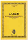 J S Bach Brandenburg Concerto No.5 study score