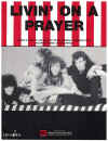 Livin' On A Prayer original sheet music score (1986 Bon Jovi)