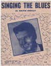 Singing The Blues original sheet music score