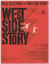 Vocal Selections from film West Side Story piano songbook