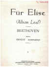 Beethoven Fur Elise WoO 59 for Piano (Dohnanyi)
