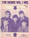 I'm Henry VIII, I Am original sheet music (1965 Herman's Hermits)