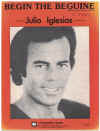 Begin The Beguine original sheet music score (1981 Julio Iglesias)