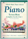 Alfred's Basic Piano Library Technic Book Complete Levels 2 and 3 For The Later Beginner