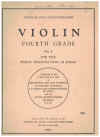 AMEB Violin Examinations No. 3 Fourth Grade 1964