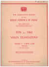 ABRSM Violin Examinations 1959 and 1960 Grade V Lists A and B