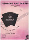 Fucik Thunder And Blazes (Entry Of The Gladiators) March for Piano Accordion sheet music