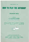 How To Play The Autoharp by Frances Hall
