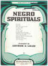 Negro Spirituals Book 1 piano songbook