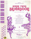 Songs From Brigadoon Albert's Chord Organ Album No. 24 organ songbook