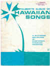 Albert's Album of Hawaiian Songs piano songbook