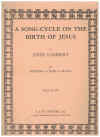 John Lambert: A Song-Cycle On The Birth Of Jesus for Soprano and Harp (or Piano) sheet music