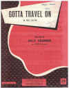 Gotta Travel On original sheet music (1958 Billy Grammer)