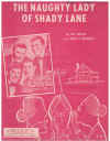 The Naughty Lady Of Shady Lane sheet music