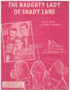 The Naughty Lady Of Shady Lane used sheet music