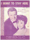 I Want To Stay Here original sheet music score
