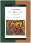 Stravinsky: The Rite Of Spring Full Orchestral Score