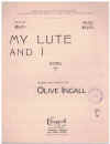My Lute And I (1946) original sheet music