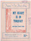 My Heart Is In Torquay (in G) (1947) original sheet music for sale