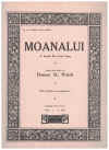 Moanalui (A South Sea Love Song) (1924) original sheet music