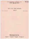 Out Of The Night original sheet music score (in G flat)